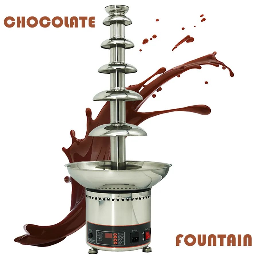 6 layers commercial chocolate fountain machine price