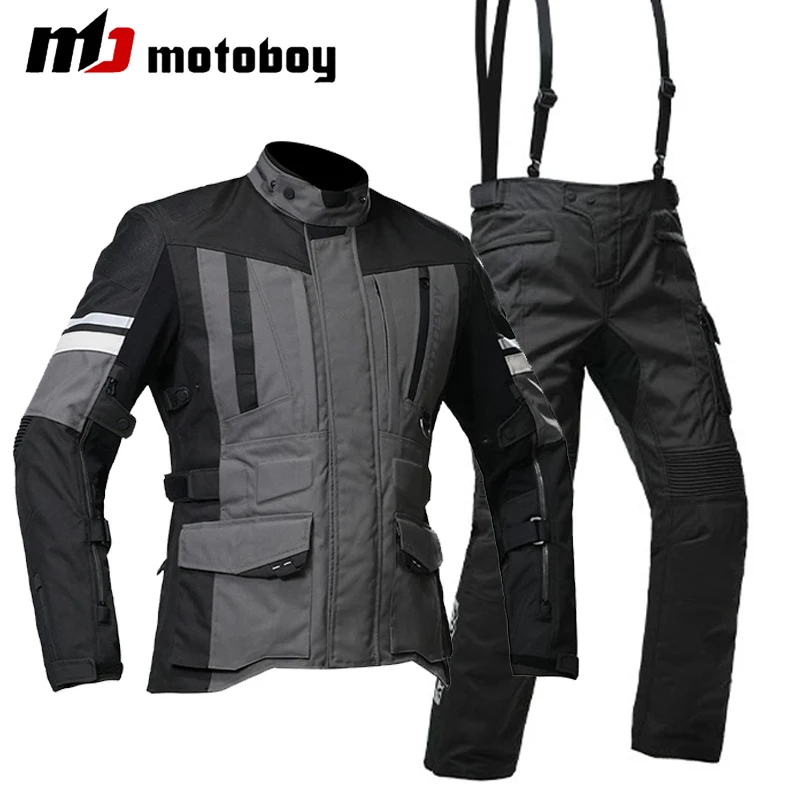 Chaqueta de moto todoterreno a prueba de viento, Kit de protección contra caídas para ciclismo de montaña, traje de Rally anticaída