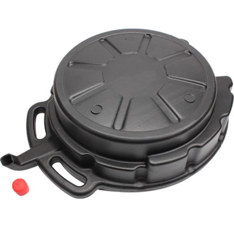 15L Oil Drain Pan Waste Engine Oil Collector Tank with Handle Gearbox Oil Drip Tray for Car Repair Fuel Fluid Change Garage Tool