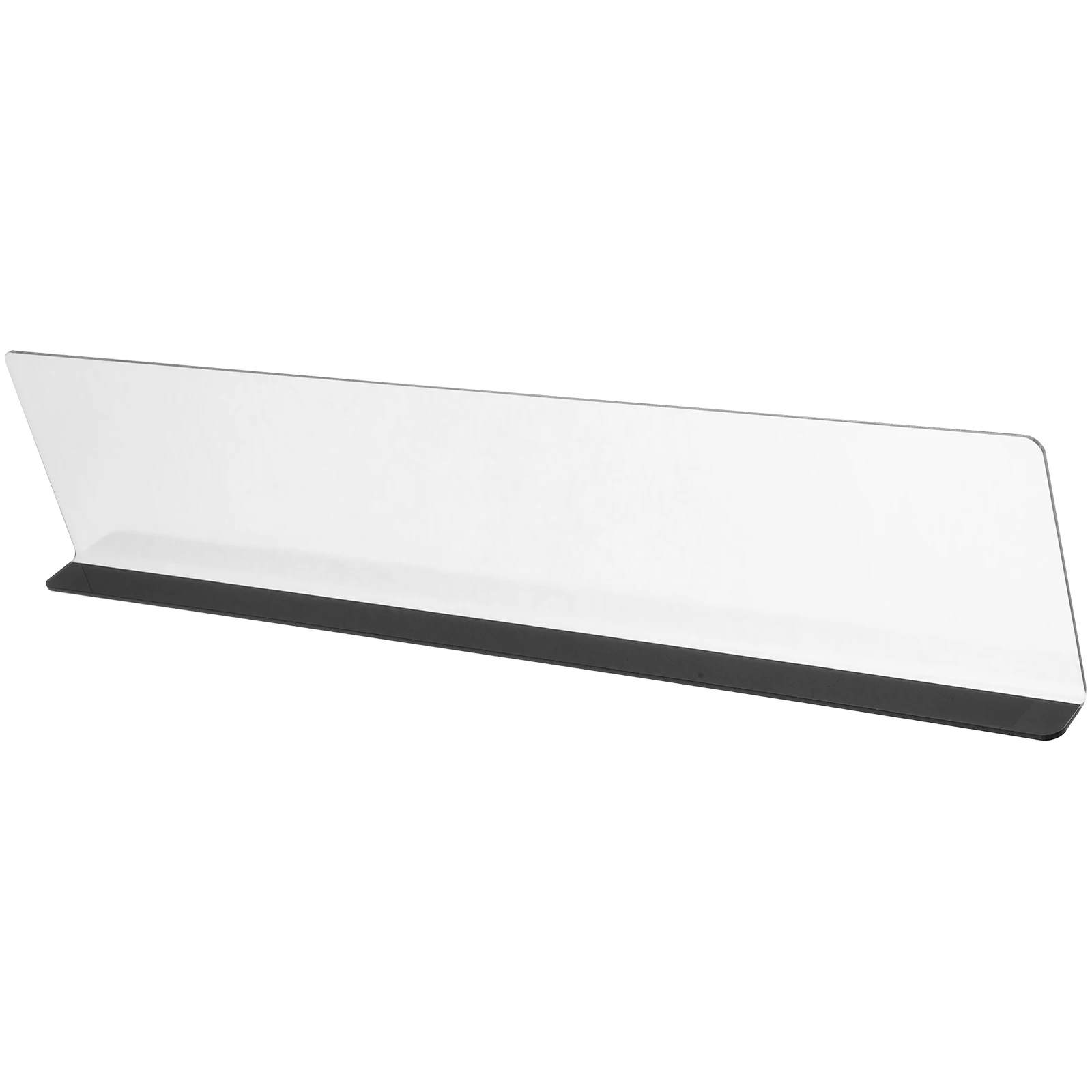 

Monitor Memo Board 35x8x2cm Computer Message Reminder Desk Necessities Pad Acrylic Screen Side Panel Storage