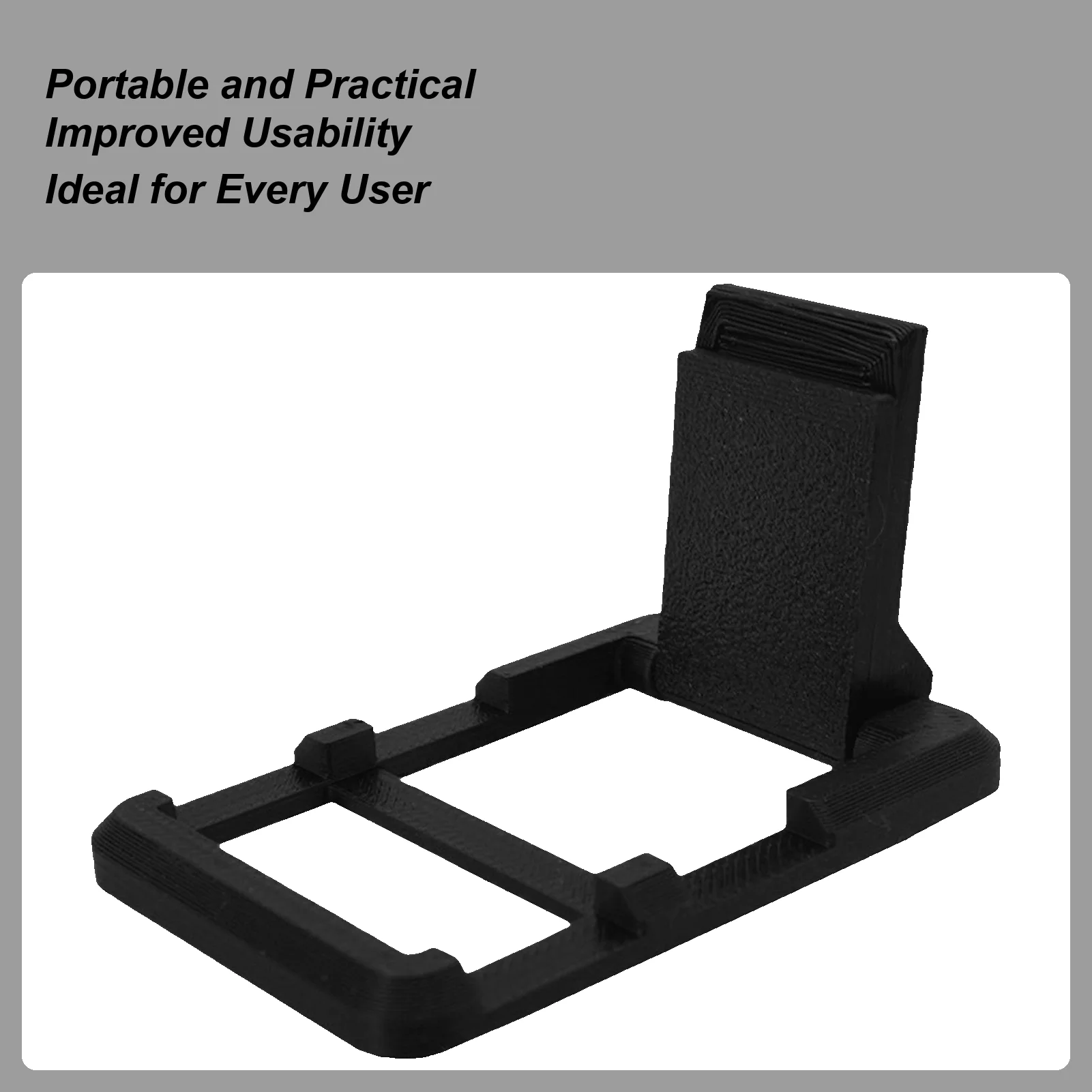 

Foldable Cell Phone Holder Folding Portable Desktop Phone Stand Compact Versatile Smartphone Kickstand For Offices Kitchen Study