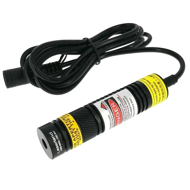 1668 Focusable 808nm 200mw IR Infrared Laser rectangle Module Diode Glass Lens