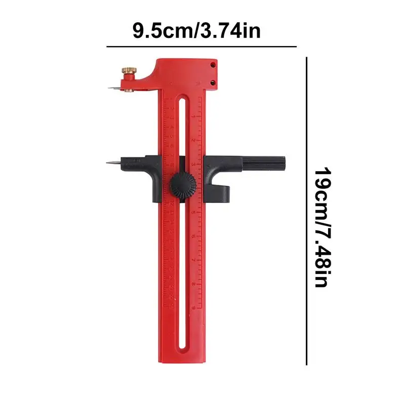 Compass Circles Cutter Rotary Compass Circles Paper Cutter Precision Cutting Compass Cutting Tool For Model Making Art Projects