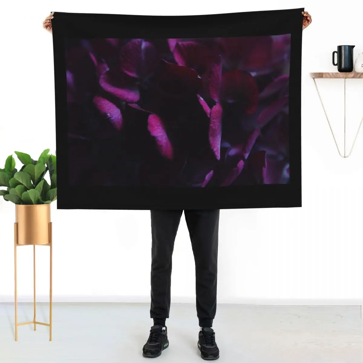 Dried Hydrangea Throw Blanket for sofa Extra Large Throw Thermals For Travel Nap Blankets For Bed Luxury Brand Blankets