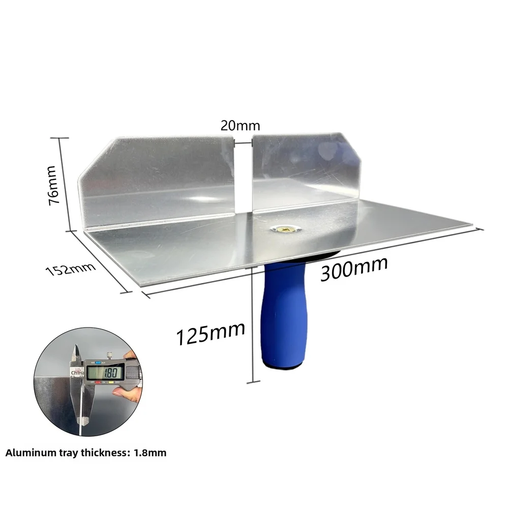 Aluminum Trowel With Plastic Handle For Wall For Tile Grouting And Plastering Repair Work Repair Projects Home