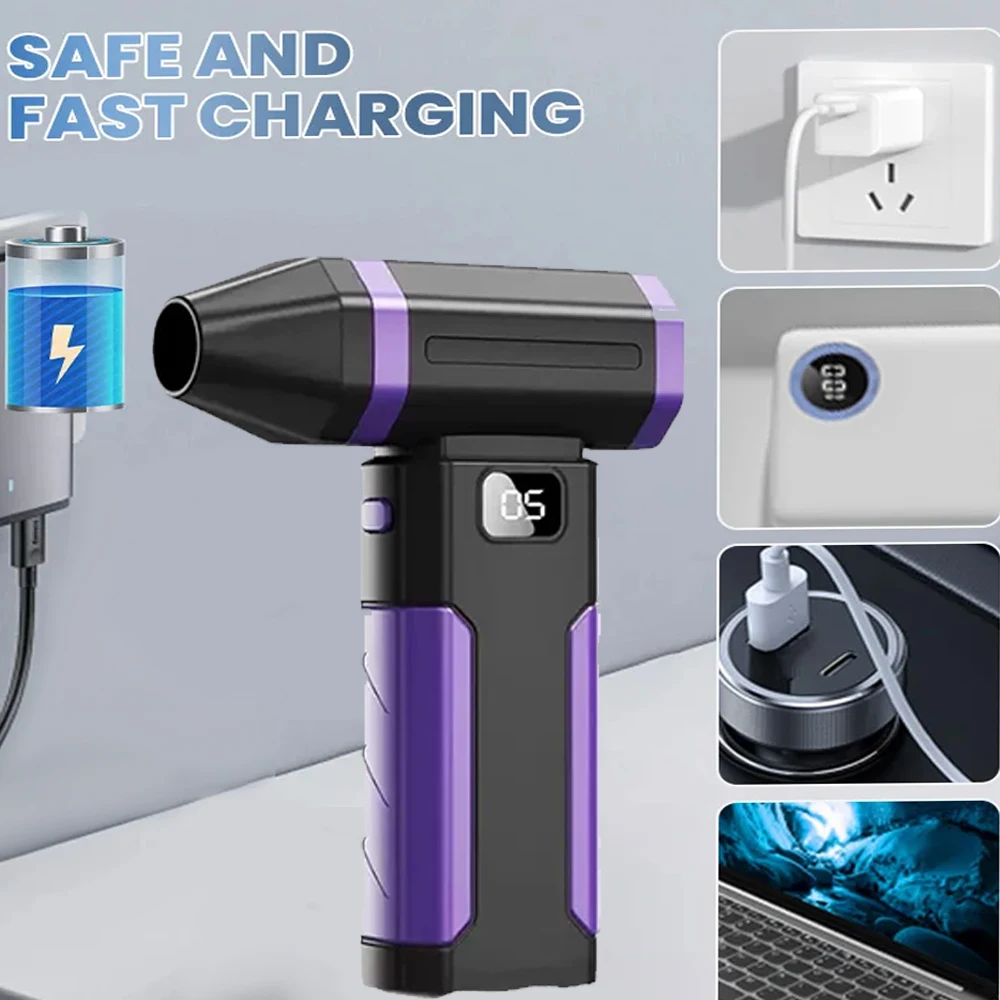 JANGKLIFE 3 في 1 مجموعة التنظيف الكهربائية USB قابلة للشحن مكنسة كهربائية صغيرة للسيارة للاستخدام المنزلي مجمع الغبار طقم تنظيف السيارات