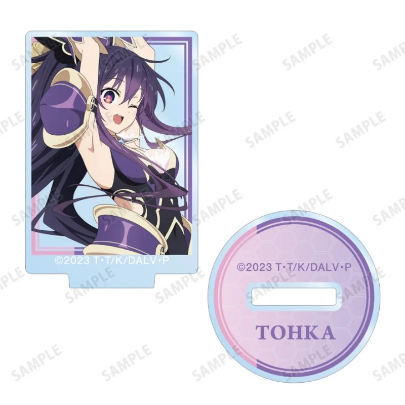 Date A Live Anime Character Acrylic Standee Double‑Sided Print With Base Desktop Ornament Collectible Fans Gift Keychain