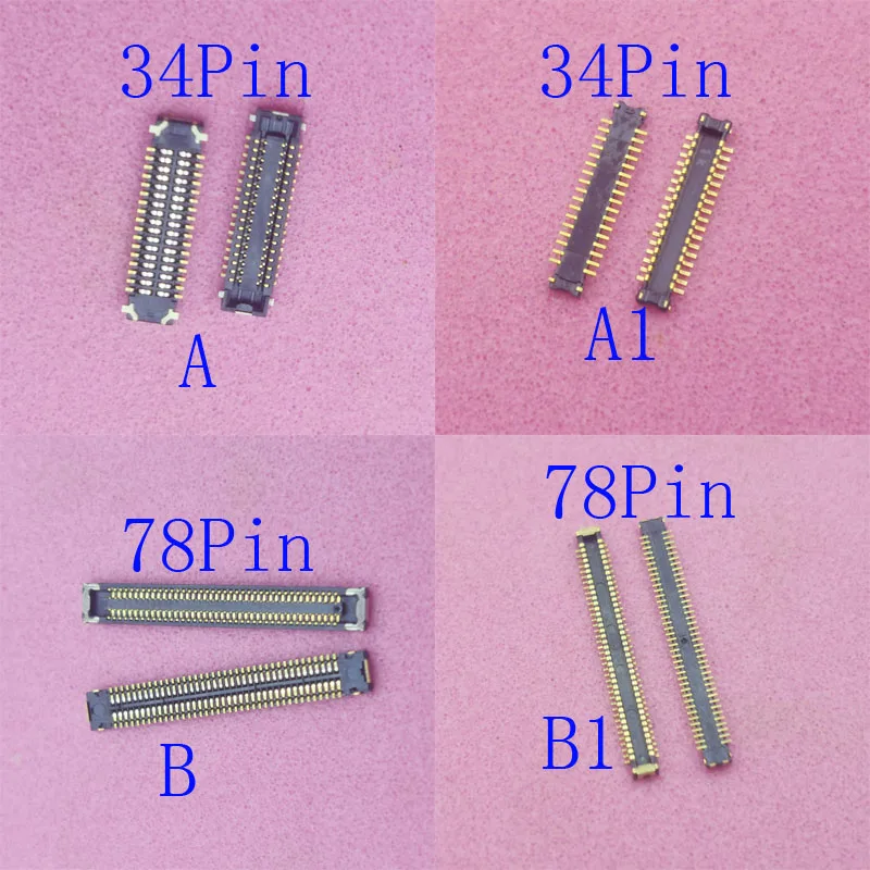 2-50Pcs Lcd Display Screen Battery Plug Usb Charging Charger FPC Connector For Samsung Galaxy A30S A307 A21S A217F 34 78 Pin