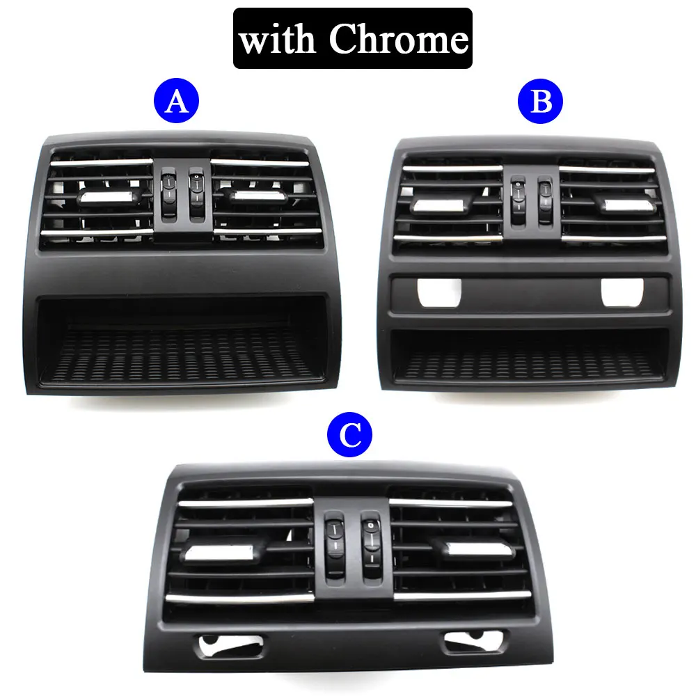 Car Rear Console Air Conditioner Air Vent Grille Complete Part Assembly For BMW 5 Series F10 F11 520 523 525 528 530 64229172167