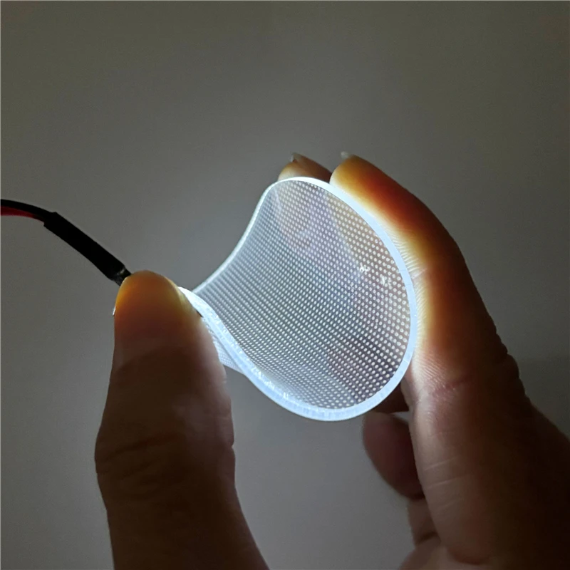 Round Flexible Bendable DIY Led Light Eyes Kits Cosplay Halloween Helmet Masks Eye Light Accessories Can Cropped CR2032