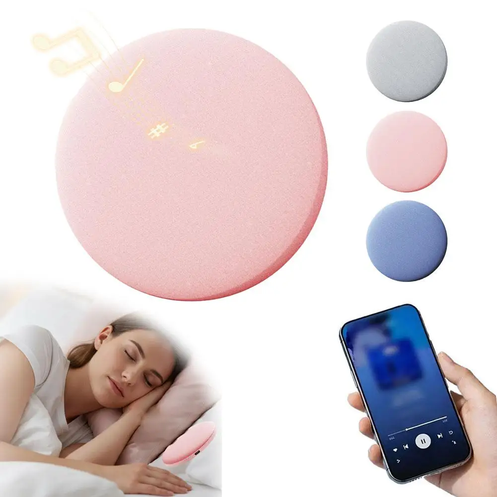 Portable Bluetooth Pillow Speaker Ultra-thin Sleep Aid Hifi Sound Music Box Wireless Timed Shutdown Audio Player For Sleeping
