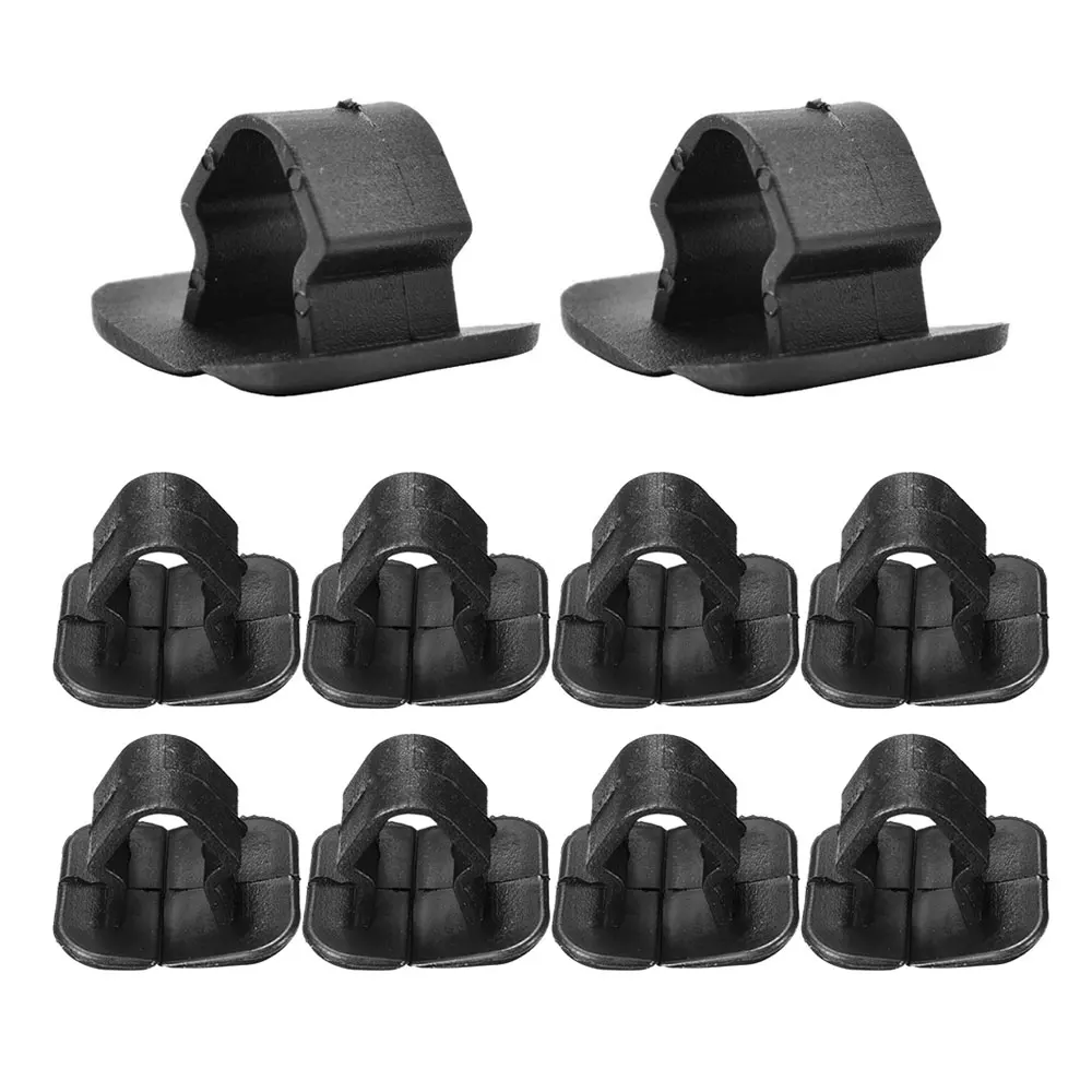 10x 1H5863849A01C Plastic Hood Bonnet Insulation Clip Rivet Retainer for VW Polo Tiguan Passat B5 B6 SEAT Leon 2 Skoda Octavia 2