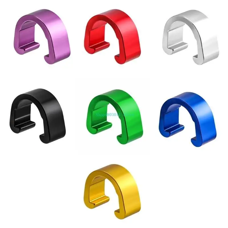 

T3LD 10 Pcs Bike Brake Cable Housing Clip Aluminum alloy Guide Brake Cable C-clip
