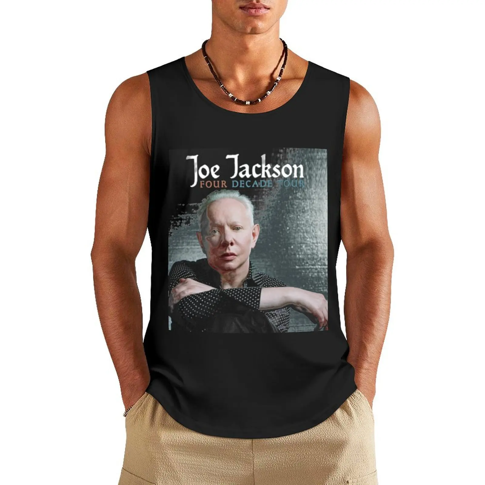 

Monyong Joe Jackson Tour 2021 Tank Top Man sleeveless shirt Bodybuilding shirt