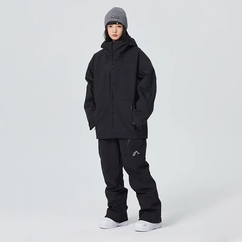 Nuovo 2025 tute da sci all'aperto sci invernale tuta da neve uomo Sport donna felpa con cappuccio da Snowboard impermeabile tre vestiti Set di pantaloni