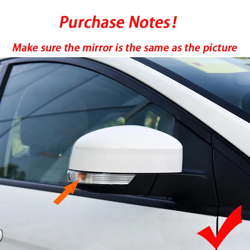 For Ford Focus Mk3 LED Light 2 3 Mk2 Mondeo Mk4 Turn Signal Lamp Flowing Side Wing Rear View Mirror Blinker Dynamic