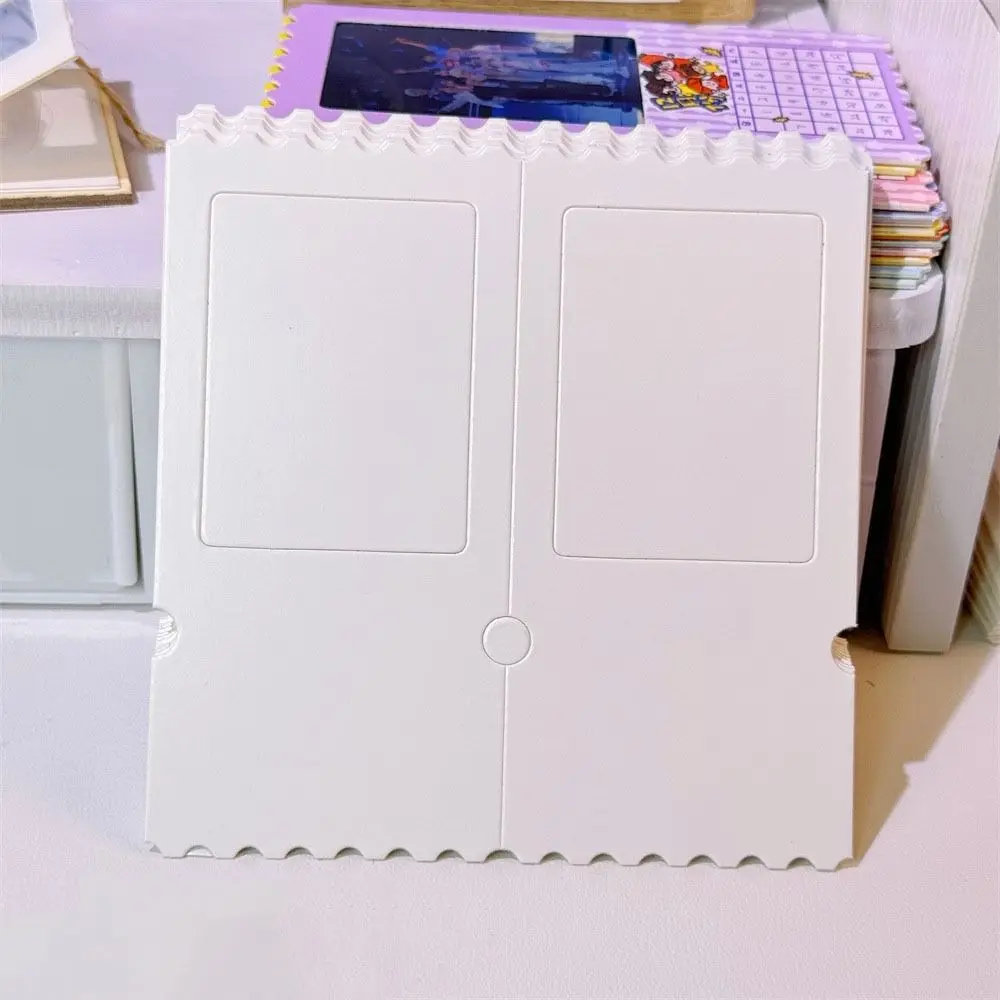 20Pcs Paper Film Ticket Root Bookmark Collectible DIY Scrapbooking Slideshow Transparent Card Peripheral Blank Ticket Root Frame
