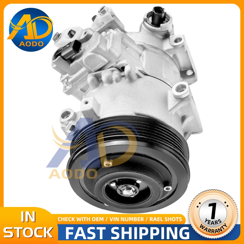 

A/C AC Air Conditioning Compressor For Toyota Corolla 1.8L 2.4L Matrix 1.8L TSE14C 8831002710 8831002711 4472809060 6 Grooves
