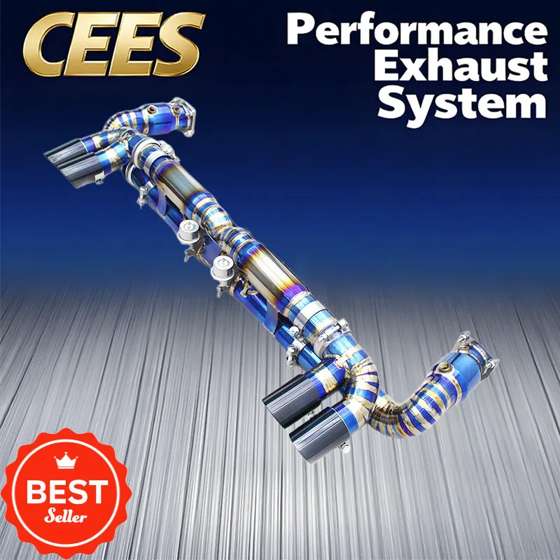 

Выхлопная система CEES Valvetronic Catback для Porsche 911 997/997.2 Turbo S 3.8T 2010-2012, эффективный глушитель выхлопной трубы