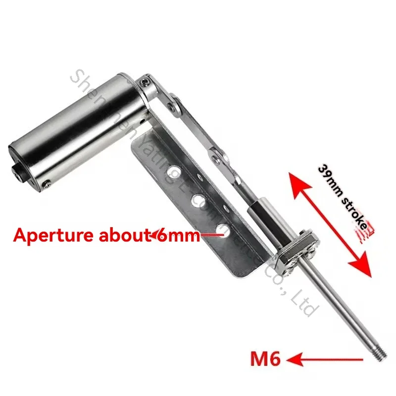1pc  Reciprocating Shaft Metal Small Telescopic Linear Actuator 39mm Stroke Reciprocating Motor Accessories