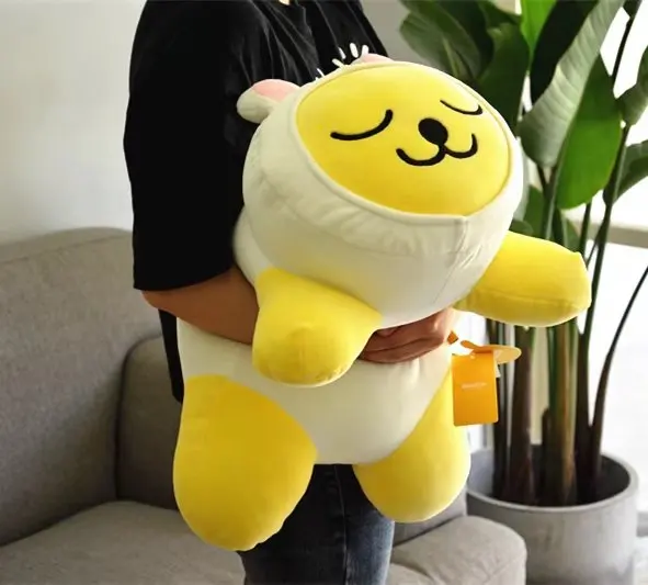 50cm Kawaii Ryan Plush Toy Pillow Kakao Apeach Muzi Anime Stuffed