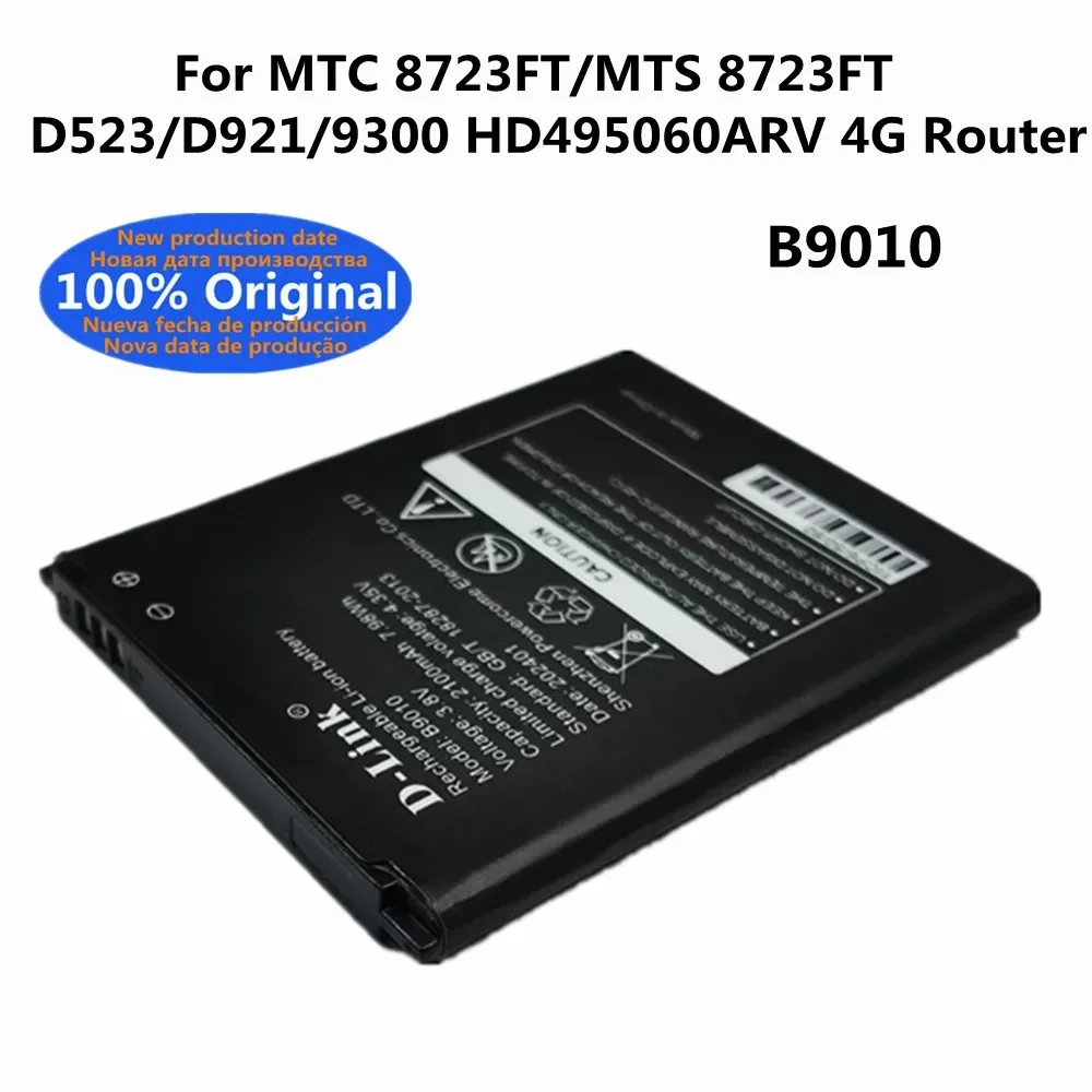 

B9010 Original Battery For MTC 8723FT MTS 8723 FT D523 D921 9300 HD495060ARV 4G WiFi Router 2100mAh Battery Bateria Fast Deliver