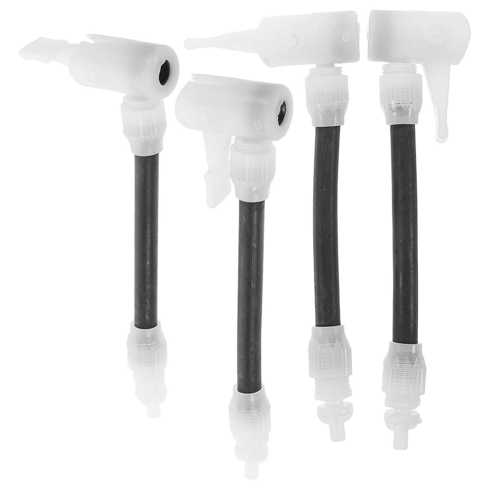 

4pcs Air Nozzle Set Bike Car Tires Inflatable Tools Universal Connector Hose Accessories Electric Manual Compressor Locking