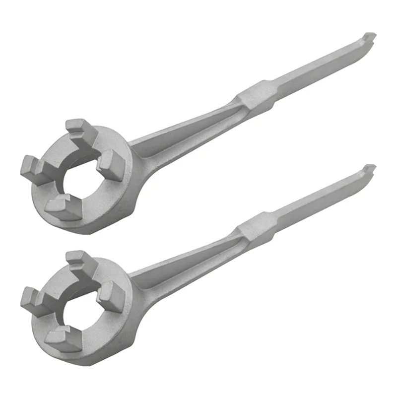 

A76K 2Pcs Bung Wrench, Aluminum Gallon Drum Wrench Barrel Wrench Drum Opener Tool For Opening 10 15 20 30 50 55 Gallon Drum Dura