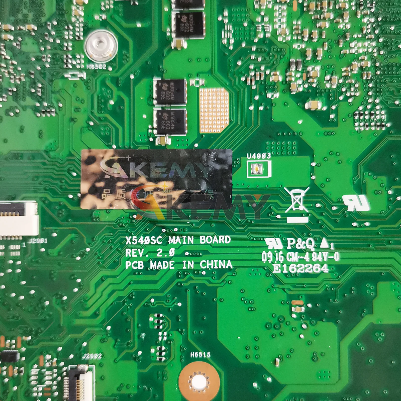 X540SC Laptop Placa-mãe Para ASUS VivoBook X540S F540S X540SC D540S R540S A540S Mainboard Com Celeron CPU 100% testes OK stk