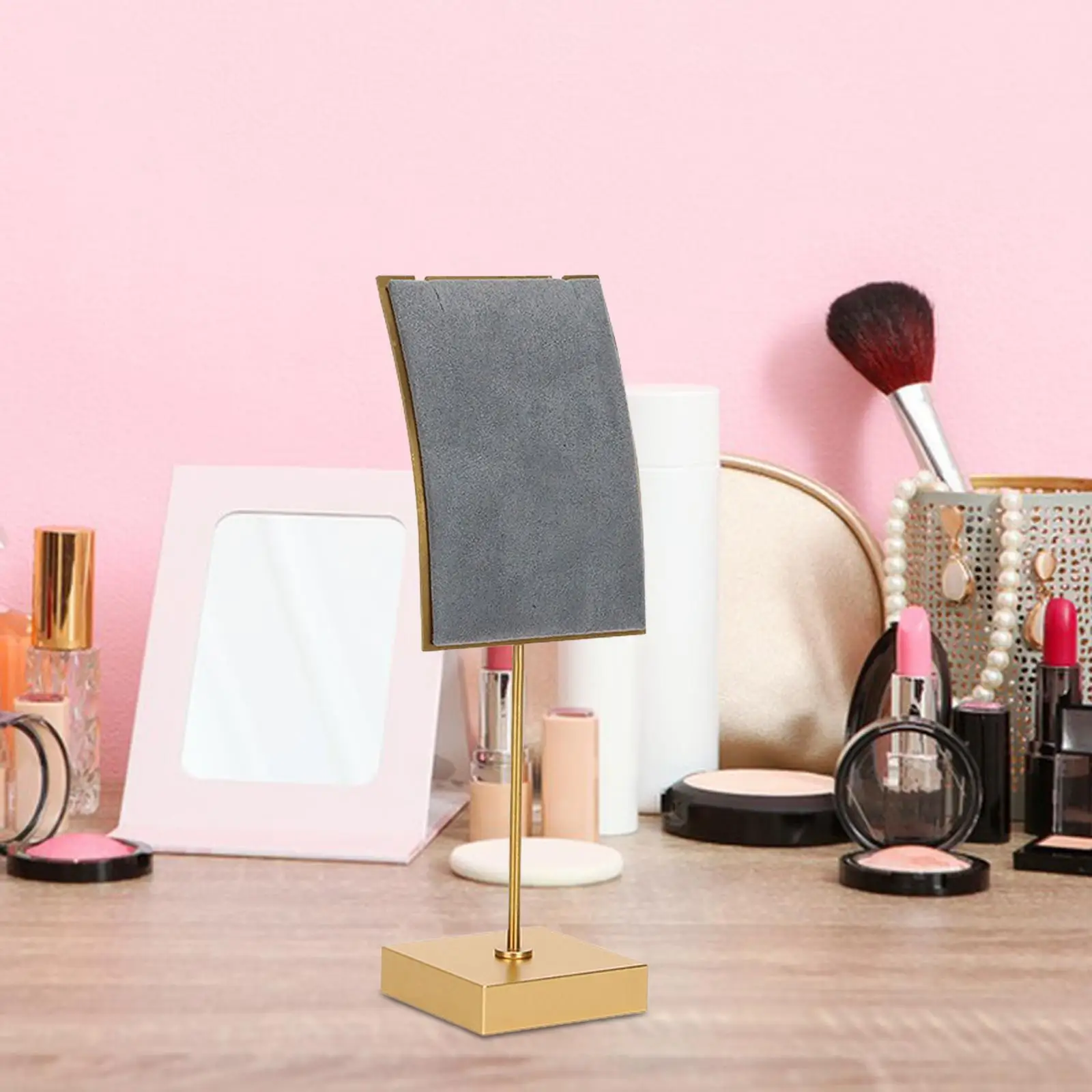 Halskette Kette Display Schmuck Display Rack Home Anhänger Rack Armbänder Regal Wohnzimmer elegante Tisch Halskette Stand Metall