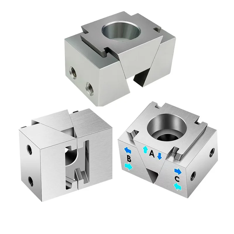 CNC Machine Ok Fixture Wedge M6 8 10 12 OK  Vise Fixed Double Side Multi-station Wedge Clamping Block Element Vise