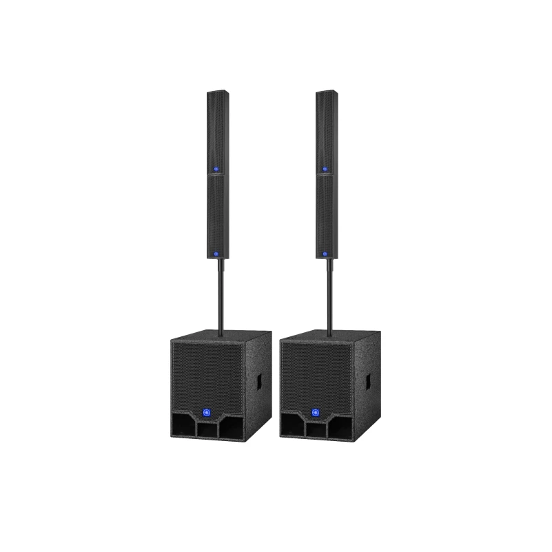 au-Column Professional Active Dj Speakers Stage Sound System 10-inch Full Frequency Speaker Pro Audio System 1600W