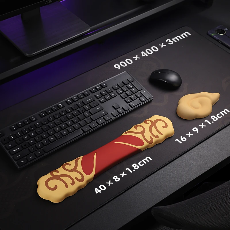 Ergonomic Wrist Mouse Keyboard Protection Rest Pad  For PC Laptop Gaming Office Keyboard Mouse pad