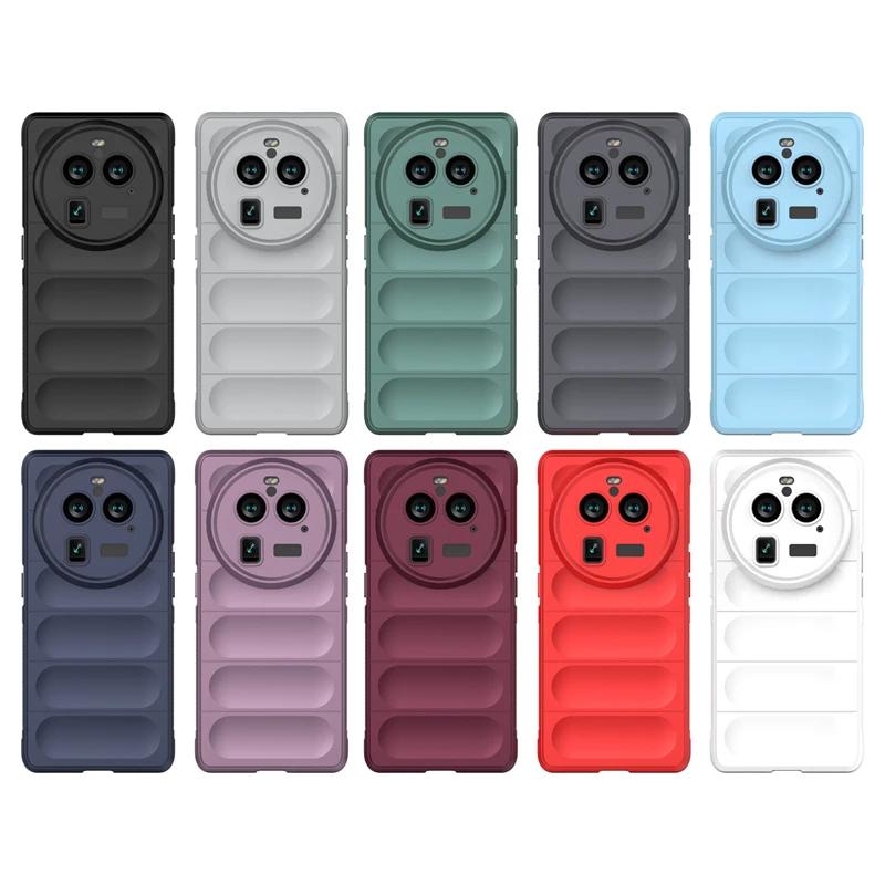 حافظة مدرعة مضادة للصدمات من ممن لهم البحث عن x6 برو ، لينة الوفير الخلفي من البولي يوريثان للعثور على x6 برو