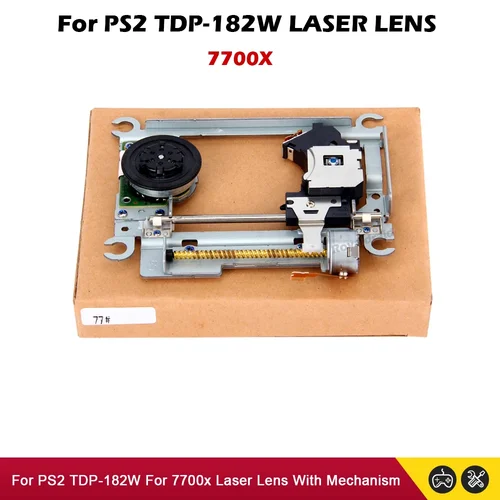 Imagen 2 del producto Nuevo reemplazo para lente láser PS2 TDP-182W TDP 182W TDP182W para PS2 con mecanismo de cubierta lente óptica 7700X 77000