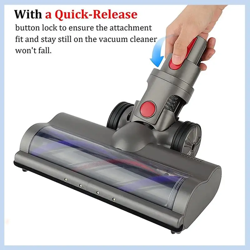 

EAS-Vacuum Cleaner Brush Head Floor Cleaning Tool Electric Turbine Floor Brush Head Accessories For DYSON V7 V8 V10 V11 V15