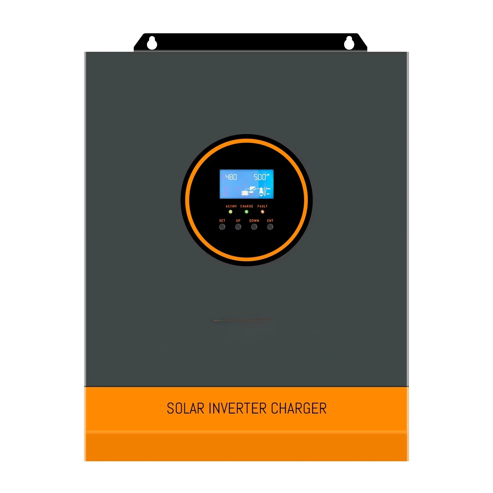 PowMr 3 кВт 24 В инвертор чистой синусоиды 110 В широкое напряжение 500 В гибридный солнечный инвертор с контроллером заряда MPPT