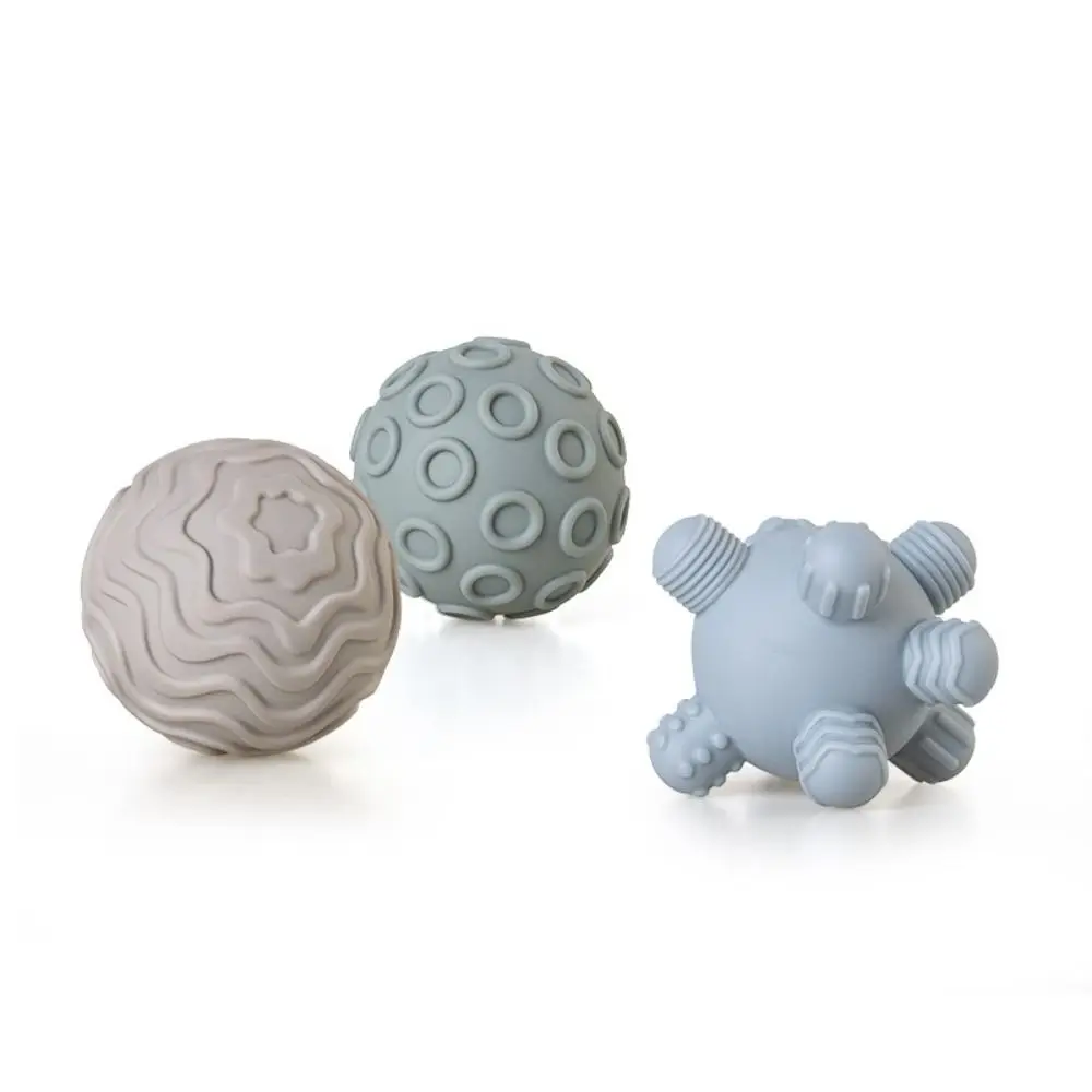 รูปร่างสัตว์เด็กวัยหัดเดิน Textured Multi-Sensory ของเล่นขนาดเล็ก Sensory สํารวจ Sensory Textured Squeeze Ball ซ้อนวงกลม