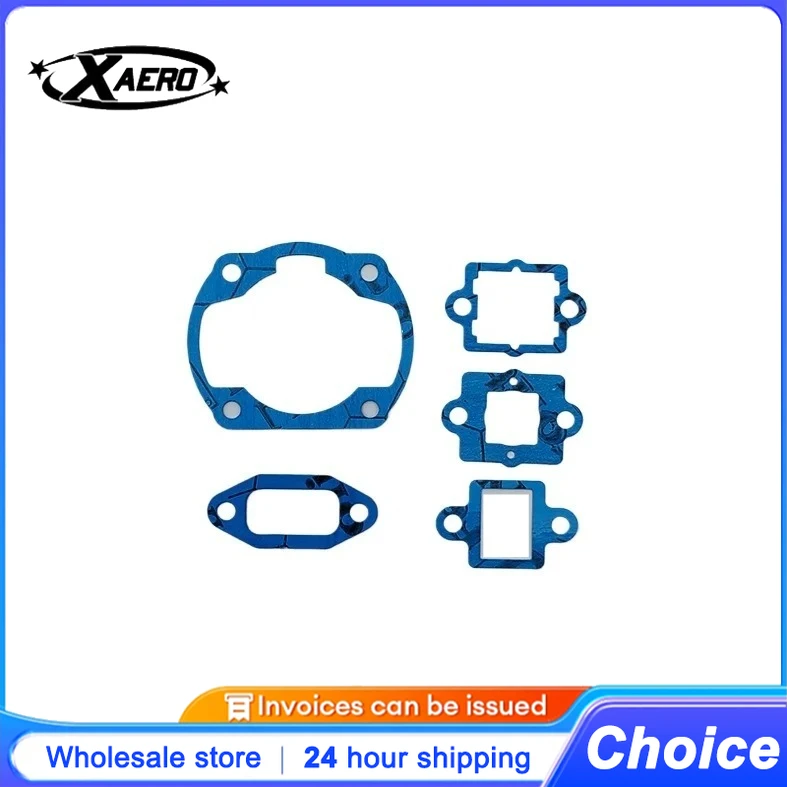 Full Gasket Set for DLE-35RA 35cc 2-Stroke Gas Engine RC Airplane Helicopter Engine Seal Kit with Intake & Exhaust Gaskets