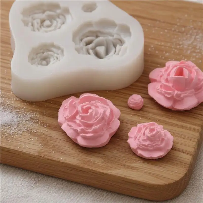 Food Grade Silicone Baking Molds Flower Butterfly Leaf Designs Non Stick For Cake Decorating Fondant Candy DIY Crafts