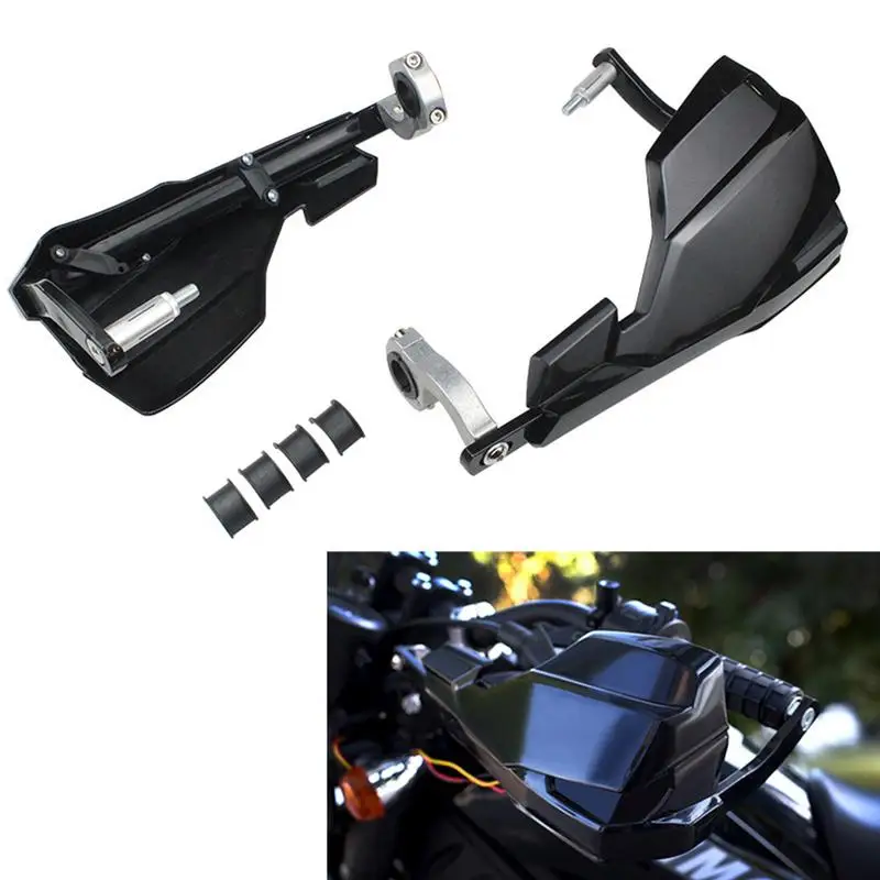 1 Pair Motorcycle Hand Guard Motorcycle Handlebar Hand Protection Aluminum Alloy Shield Anti-fall Motorbike Handguard for riding