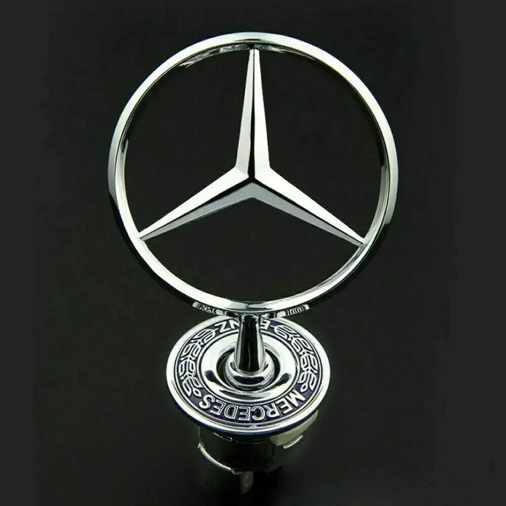 

Значок Star Bonnet - Хромированный логотип на капот для Mercedes-Benz C, E, S-класса W204, W205, W212, W213, W211, W220, W222, W223