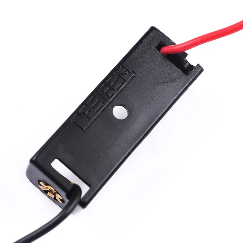 1 قطعة 12 فولت 23A صندوق بطارية واحد/مزدوج خلية جرس الباب سيارة عن بعد حامل بطارية مزدوجة 27A مع سلك/دبوس
