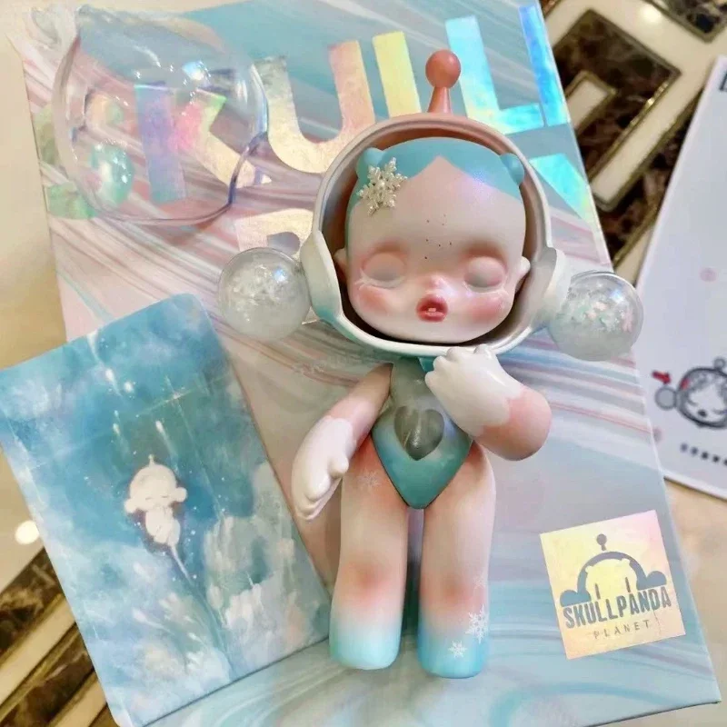 SkullPanda SP Bright Snow Baby Doll Action Figures Limited Edition Surprise Gift Box BJD Doll Joint Body Toy Girl Gift