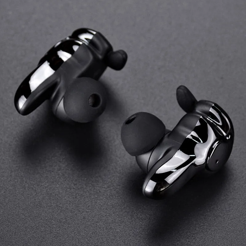 u-king bluetooth headset charging compartment binaural earplug type separate accessory LED display