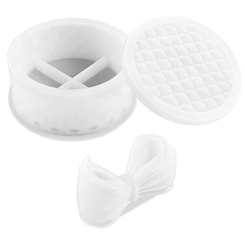 

Silicone Resin Box Molds Accessory Part For Resin Casting, Resin Jar Mold With Lid Epoxy Molds Silicone