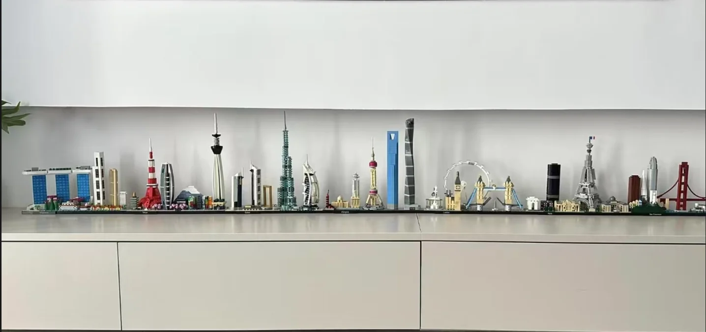 Architettura Paris Dubaï Londres Sydney Chicago Shanghai 21044 21034 21052 21047 21028 21051 21039 21035 21043 21033 Kit de blocs