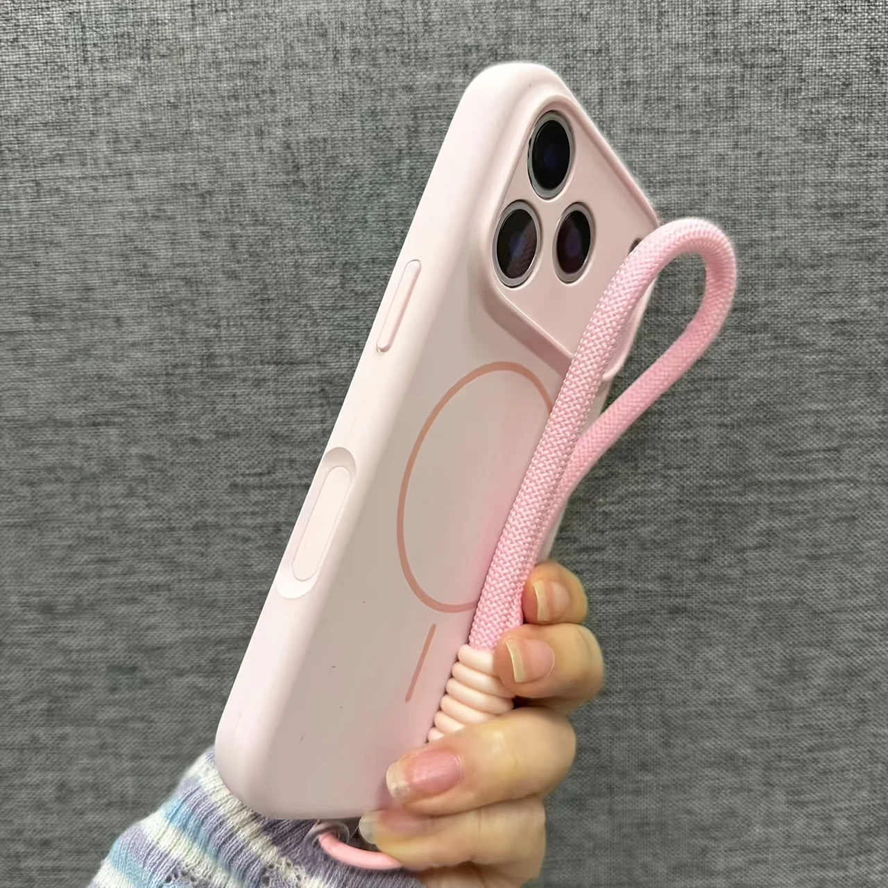 Liquid Silicone for Magsafe Phone Case for IPhone 17Air 12 13 14 15 16 17 Pro Max Magnetic Wireless Charging with Lanyard Cover - view 4