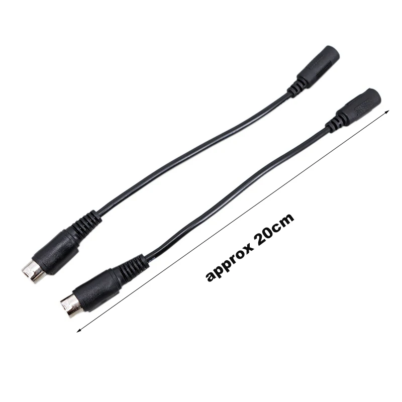 DC Power Supply Adapter Cable 5.5 x 2.1mm Female to MINI DIN 4 Pin Male For SATO TG-5011-19V-ES TV LCD VCR Lead Wire B4
