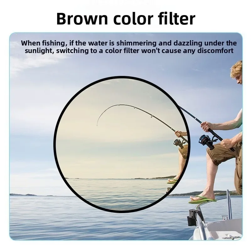 Fishing Telescope Glasses with Case - Float Viewing Magnifier for Myopia, Scenery & Pond Fishing